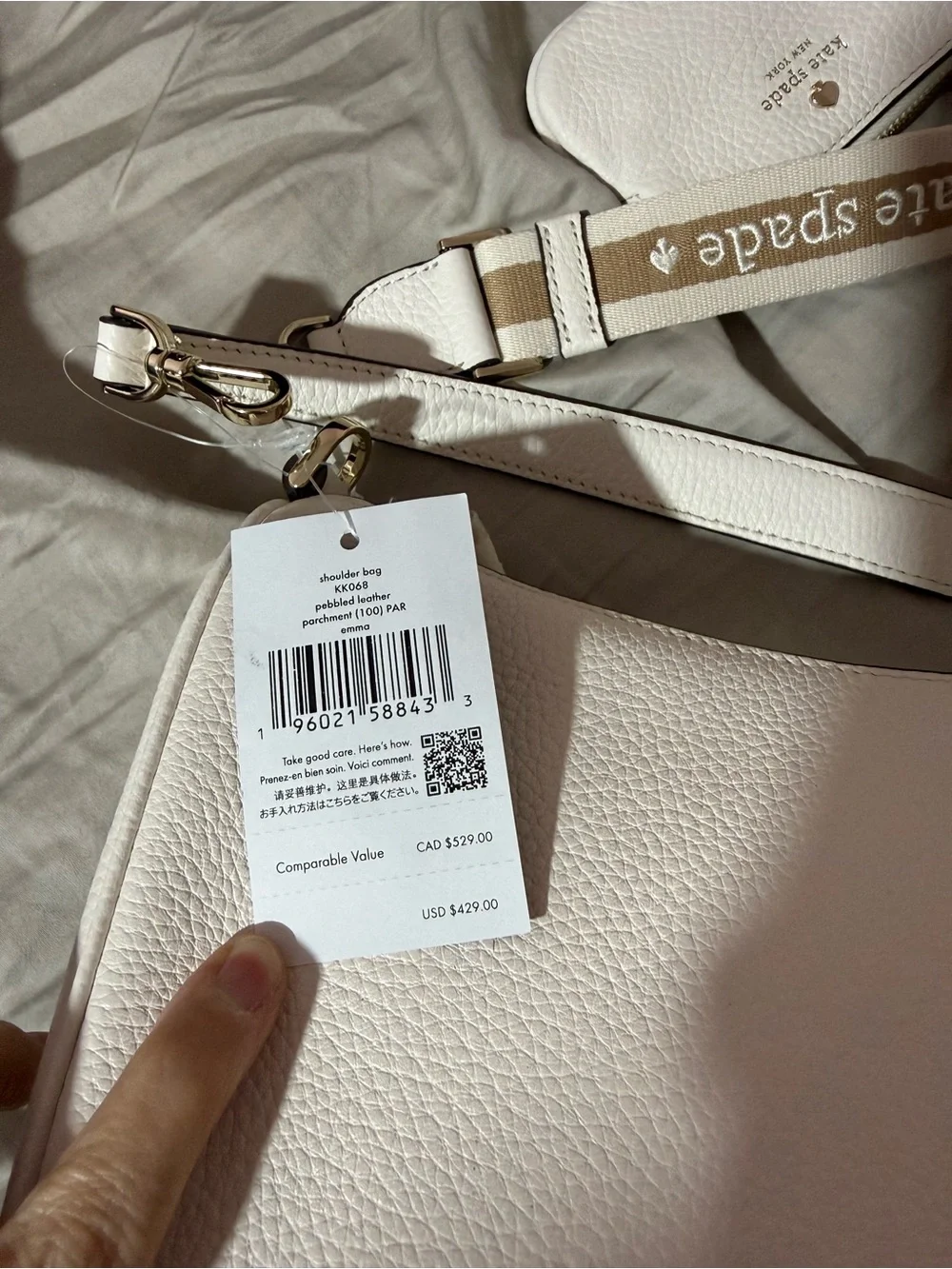 NWT: Kate Spade Emma Large Crossbody Bag